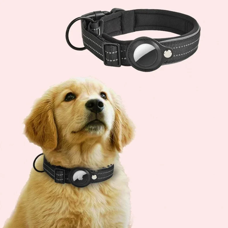 TrackSafe Reflective AirTag Dog Collar