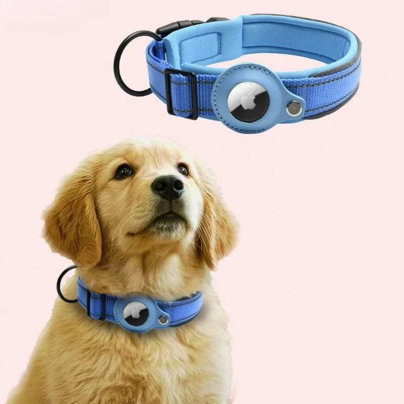 TrackSafe Reflective AirTag Dog Collar