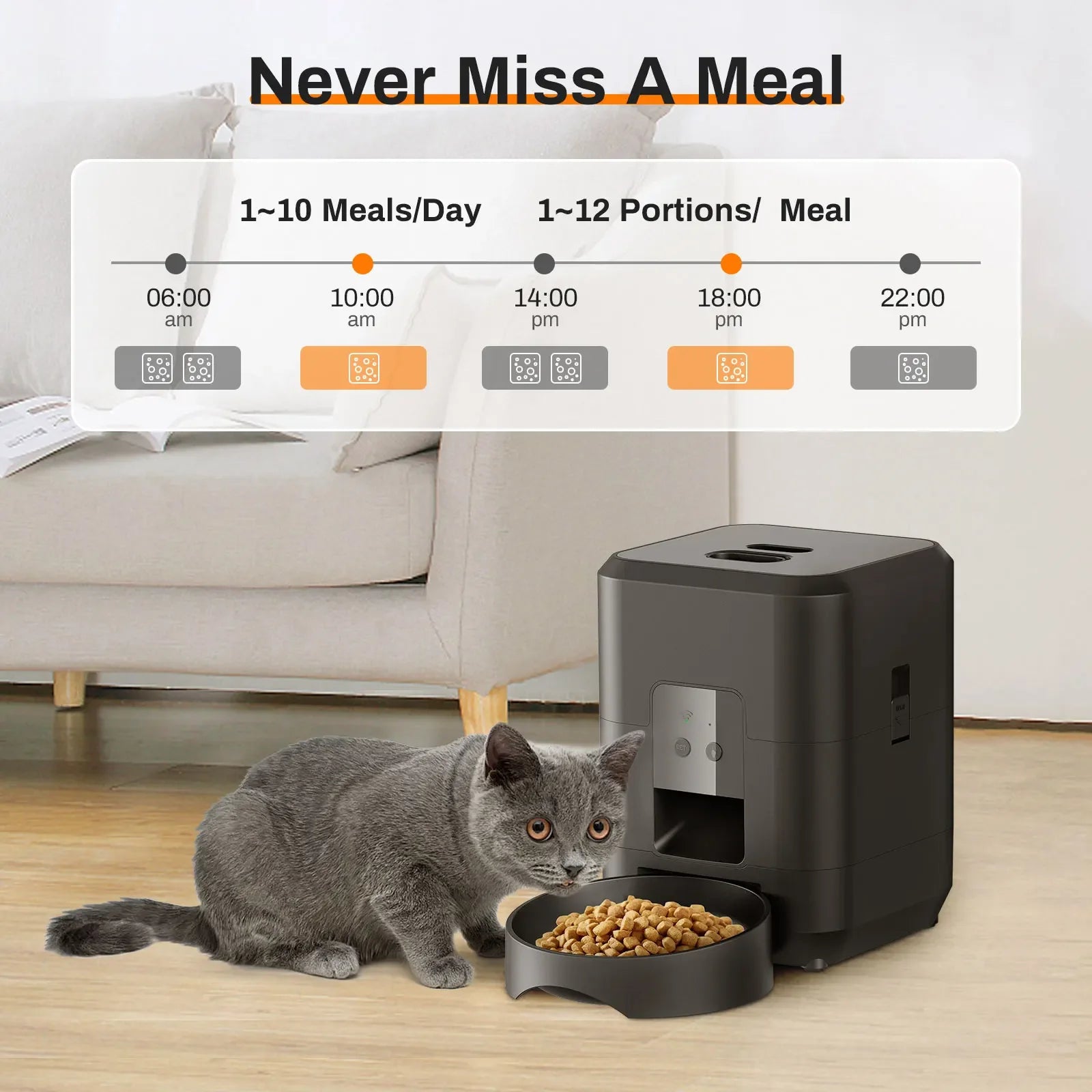 SmartServe Automatic Pet Feeder